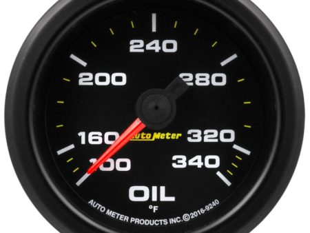 Autometer Extreme Environment 2-1 16in 340 Deg Oil Temp Gauge Stepper Motor w Peak & Warn Online Hot Sale