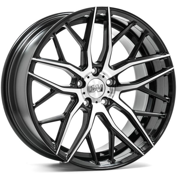 1AV     ZX11 22x9  5x115 ET. 30     COLOR: BLACK AND POLISHED FACE Discount