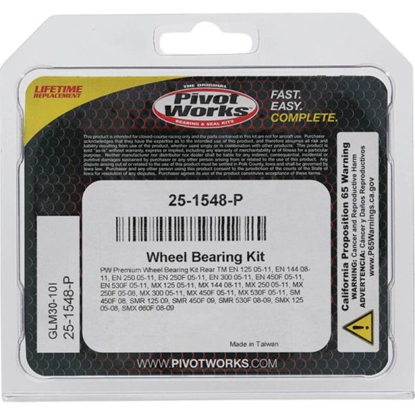 Pivot Works TM Wheel Bearing Kit Premium Bearings on Sale