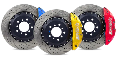 Yellow Speed Racing Front 8 Piston Ultra Big Brake Kit - Acura RSX 2002-2006 (DC5) For Cheap