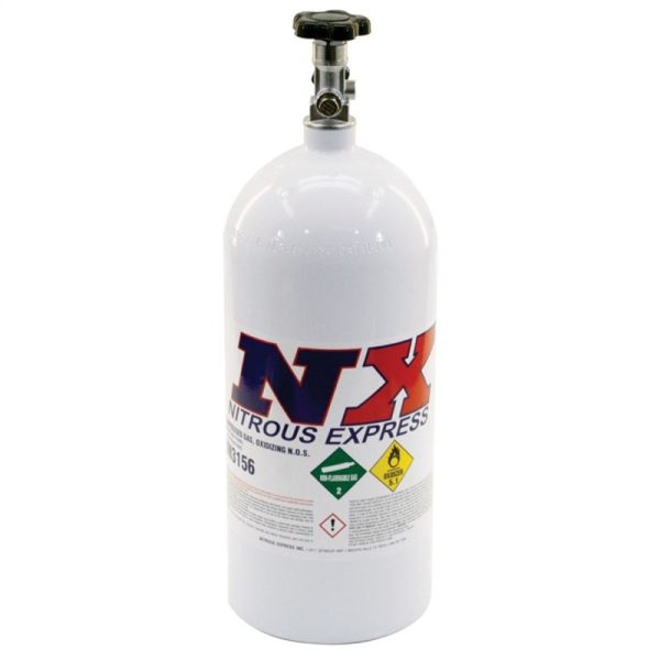 Nitrous Express 10lb Bottle w Mainline Valve (6.89 Dia x 20.19 Tall) Supply