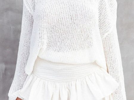 The Paige Skirt in White Cheap