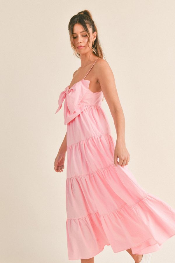 Pink Peony Maxi Dress Supply