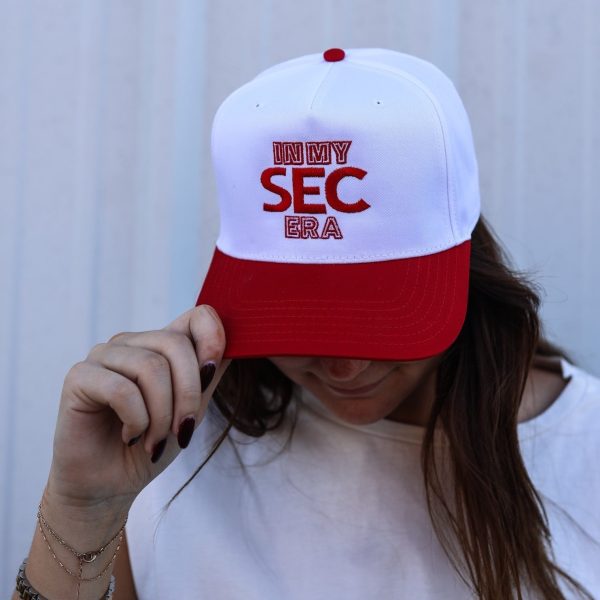 Madley:  In my SEC era  Hat in Red & White Cheap