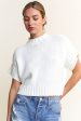 Lenny Mock Neck Sweater Top Fashion