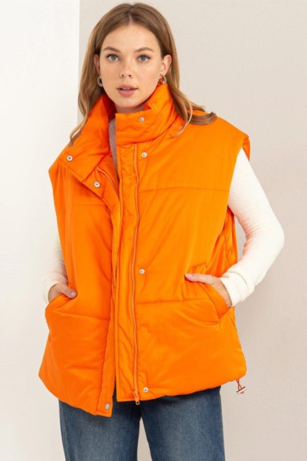 Emmit Vest in orange Fashion