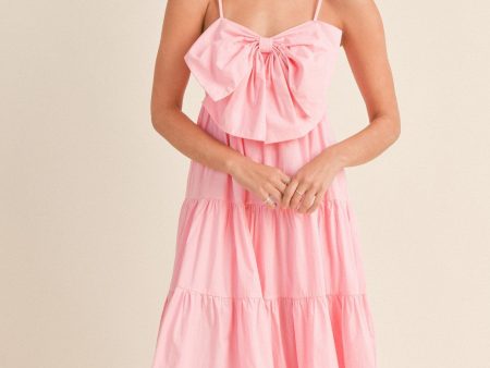 Pink Peony Maxi Dress Supply