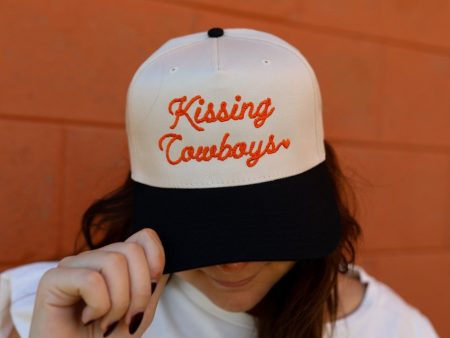 Madley:  Kissing Cowboys  Hat in Orange, Tam & Black Online Sale