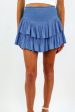 The Paige Skirt in Blue on Sale