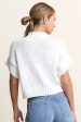 Lenny Mock Neck Sweater Top Fashion