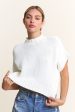 Lenny Mock Neck Sweater Top Fashion