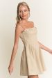 Macy Dress in Beige on Sale