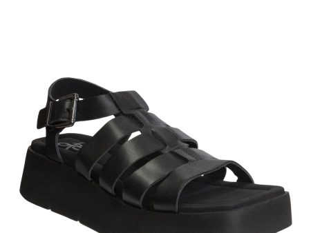 OTBT - ARCHAIC in BLACK Platform Sandals Cheap