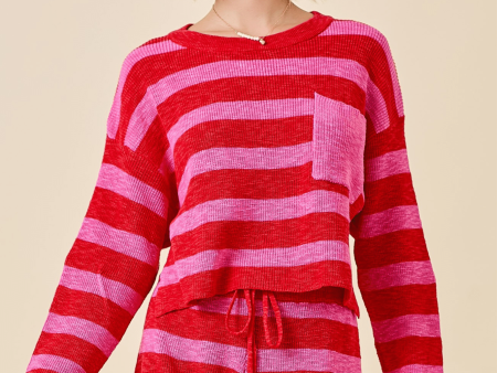 Valentines Set in Stripes Fashion