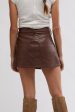 Free People: Wynne Vegan Skirt in Chocolate Fondant Online