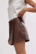 Free People: Wynne Vegan Skirt in Chocolate Fondant Online