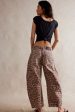 Free People: Good Luck Barrel Jean in Brown Sugar Combo Online Sale