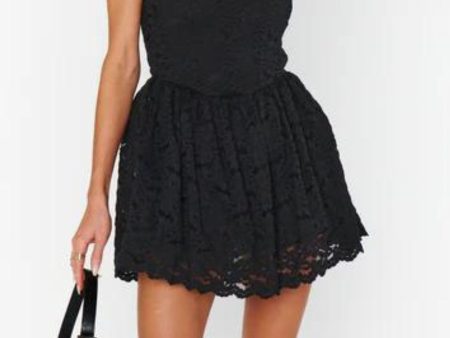 Show Me Your MuMu: Ricci Skort Dress in Black Lace on Sale