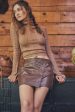 Free People: Wynne Vegan Skirt in Chocolate Fondant Online