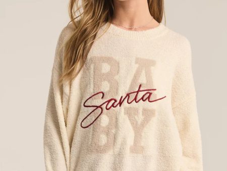 Z Supply: Santa Baby Cozy Sweater in Sea Salt Fashion