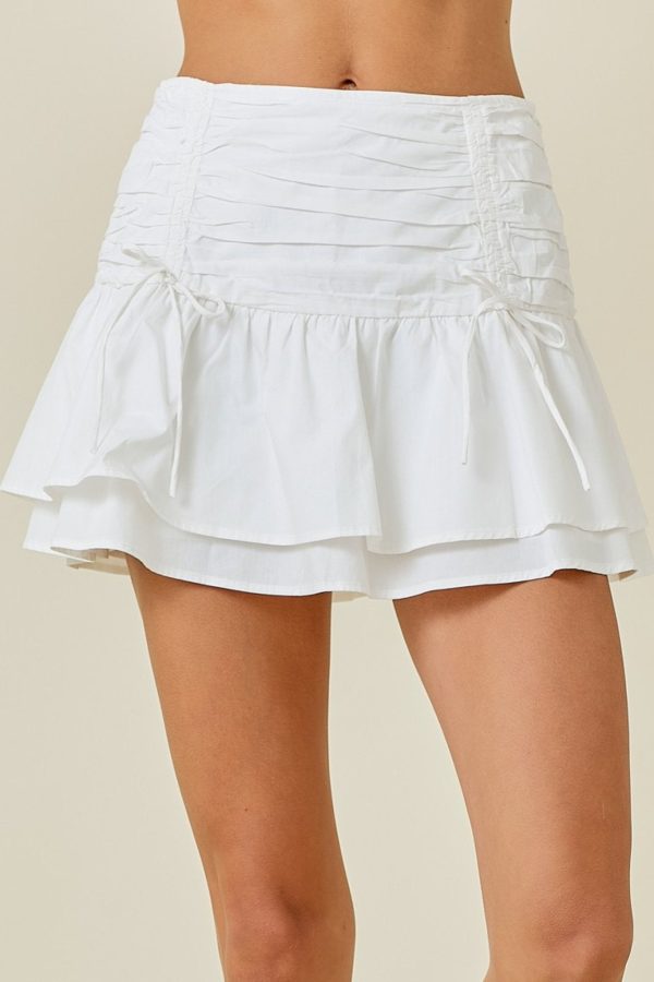 Angelica Ruffled Mini Skirt Sale