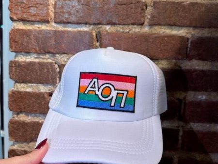 Duo Threads: Sorority Aviator Hat - Alpha Omicron Pi Hot on Sale