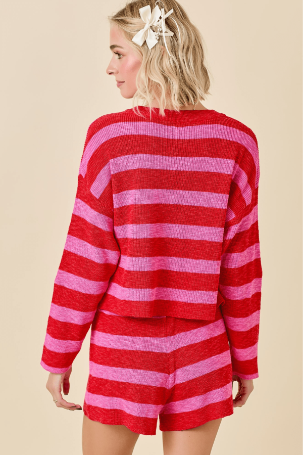 Valentines Set in Stripes Fashion